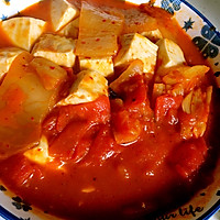 辣白菜豆腐汤的做法图解5