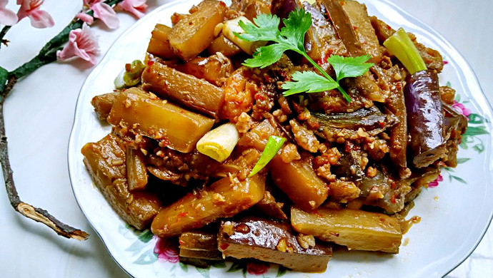 低油版肉沫茄子，好吃不长胖