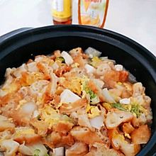 菊花菜油条汤