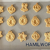 #烘焙美学大赏#椰香挂件印花饼干的做法图解10