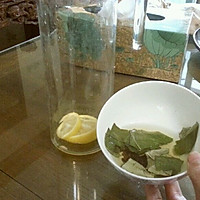 降压美白瘦身茶: 荷叶柠檬决明子~养心明目瘦身茶的做法图解3