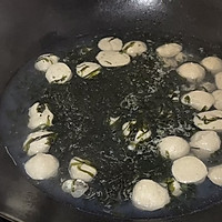#清香麻爽秒入魂#川味紫菜肉丸子海蛎汤的做法图解8