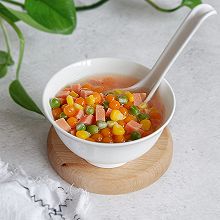 火腿什锦小圆子