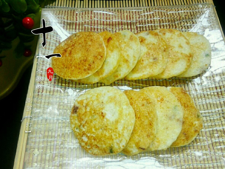 一岁宝宝辅食【自创稀饭肉末蛋饼】的做法