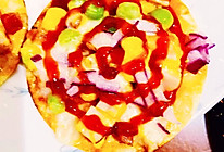 #321沙拉日#饺子皮版披萨的做法
