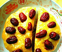 南瓜红枣发糕（材料简单）的做法
