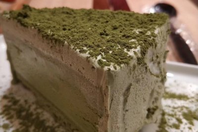 抹茶风味的小蛋糕