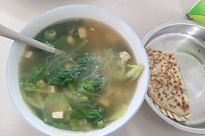 小白菜粉丝汤