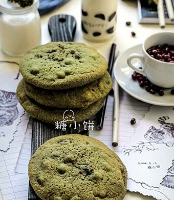 【抹茶红豆大曲奇】附：自制蜜红豆