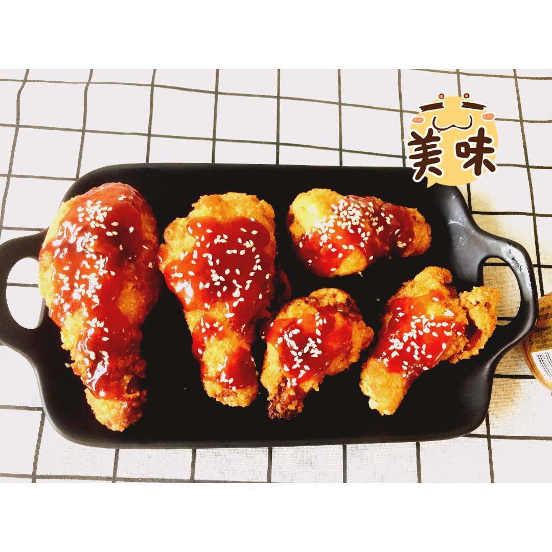 韩式酱料炸鸡的做法_【图解】韩式酱料炸鸡怎么做如何做好吃_韩式酱料炸鸡家常做法大全_V7ermouth_豆果美食