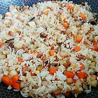 肉香虾芹萝卜饭的做法图解6