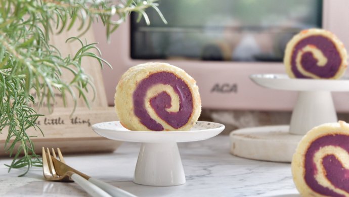 紫薯蛋糕卷
