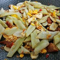 椒蒜蛋肉豉芸豆的做法图解6
