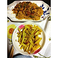 豆角肉焖面的做法图解9