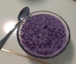 椰奶紫薯西米露的做法