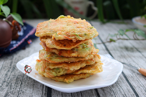 西葫芦胡萝卜鸡蛋饼