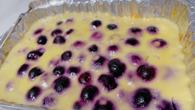 爆浆燕麦红薯蓝莓派—减肥期间也能吃的甜品，无糖低脂健康好吃！的做法