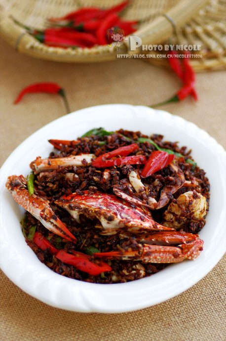 Stir fried crab in the typhoon shelter