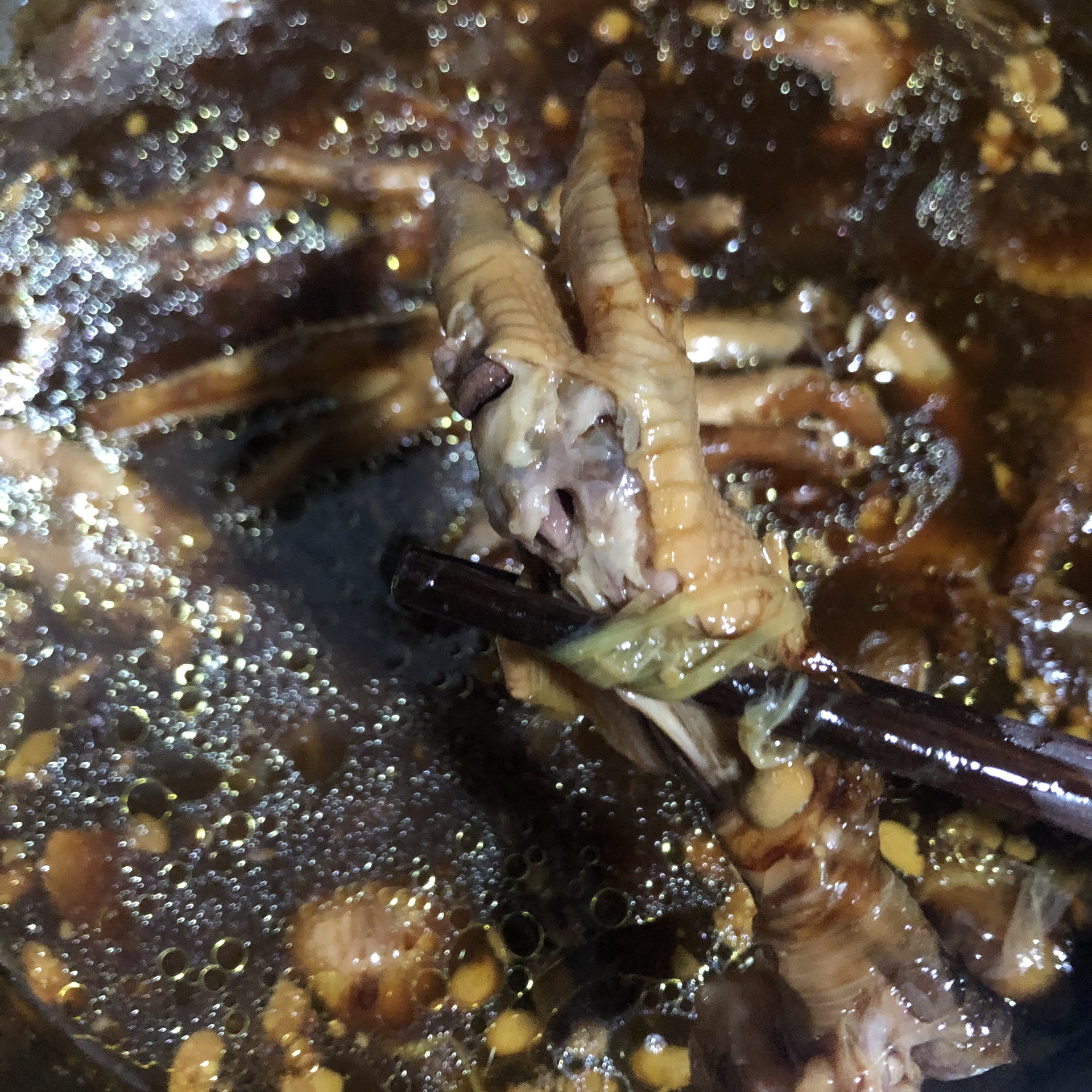 Boneless chicken feet
