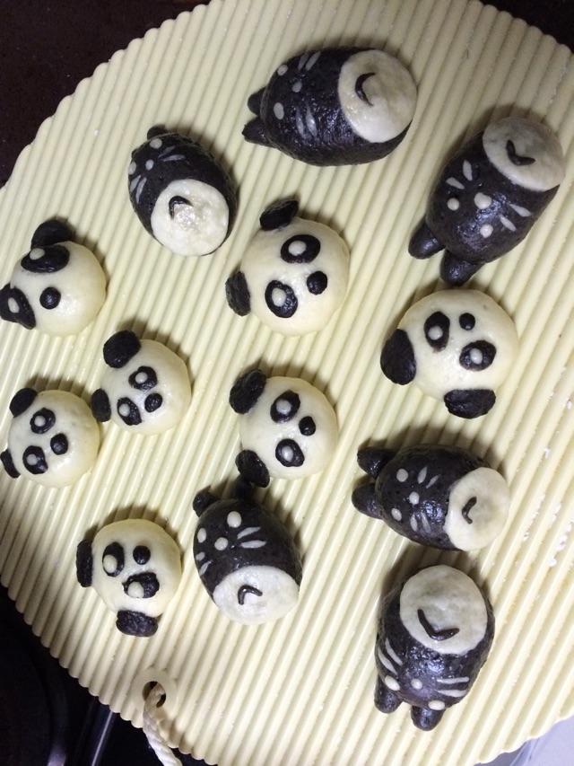 熊猫龙猫豆包的做法
