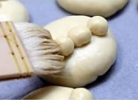 日本动画片-超萌抹茶豆沙面包超人的做法图解6