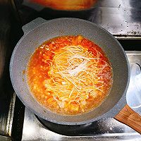 金针菇西红柿肉丸汤的做法图解7