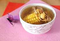 煲汤之虫草花干贝玉米排骨汤的做法