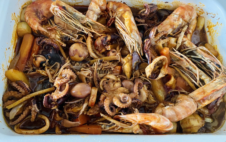 海鲜焖锅的做法