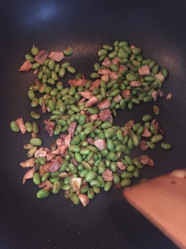 肉炒青豆的做法