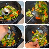 #轻食季怎么吃#瓜片 尖椒炒肉的做法图解6