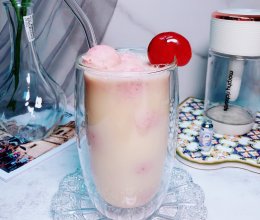 夏日特饮-樱桃酸奶气泡水的做法