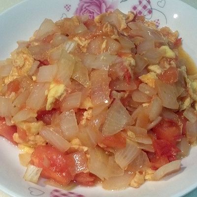 [儿童美食] 西红柿洋葱炒鸡蛋