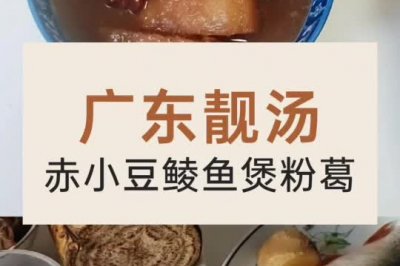 广东靓汤赤小豆鲮鱼煲粉葛