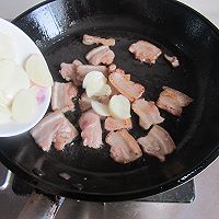 姬菇豆油皮炒肉片的做法图解3