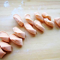 胡萝卜汁猪肉饺子的做法图解8