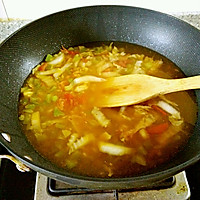 辣白菜豆腐汤（多菜素食版）的做法图解4