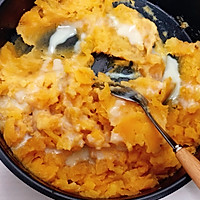 椰香红薯燕麦派的做法图解3