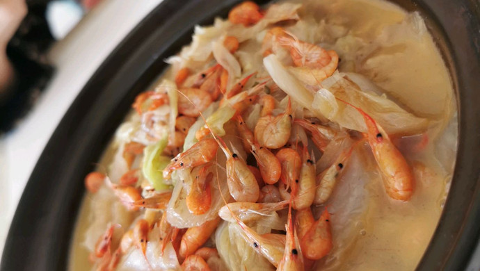 大白菜炖小河虾
