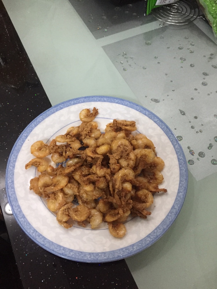 干炸河虾