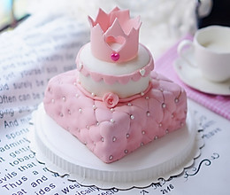 公主翻糖蛋糕的做法