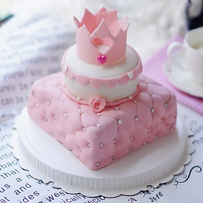 公主翻糖蛋糕
