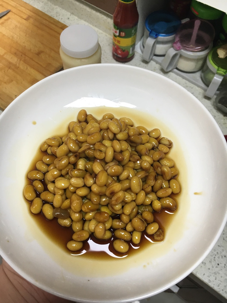 红糖焗黄豆的做法