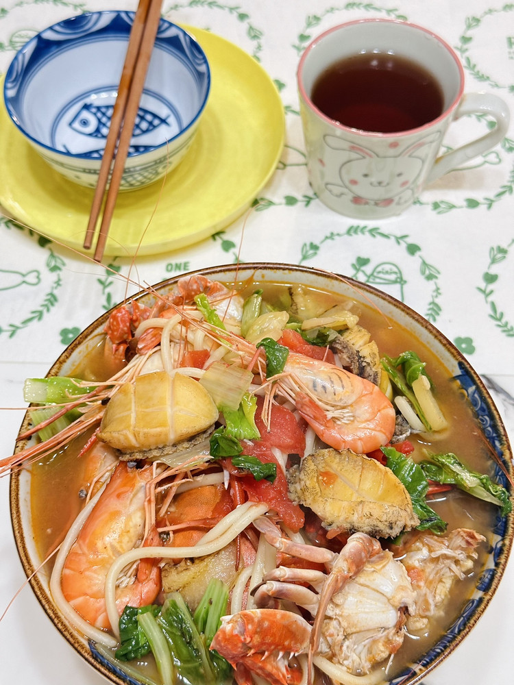 海鲜面的做法