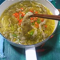 酸汤肥牛的做法图解9