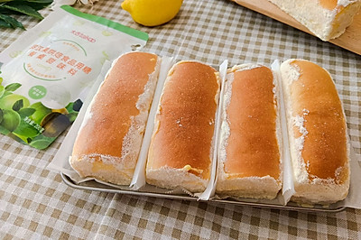低糖低热量柠檬卡仕达酱面包