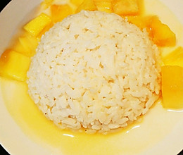 芒果椰汁饭的做法
