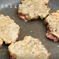 「牛肉颗粒饼」的做法图解5