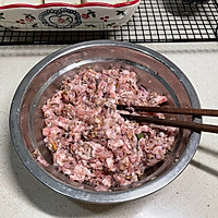 紫山药肉丸蒸酿豆腐的做法图解5