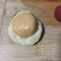彩色豆沙蛋黄酥的做法图解12