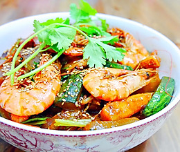 鲜美干锅基围虾的做法